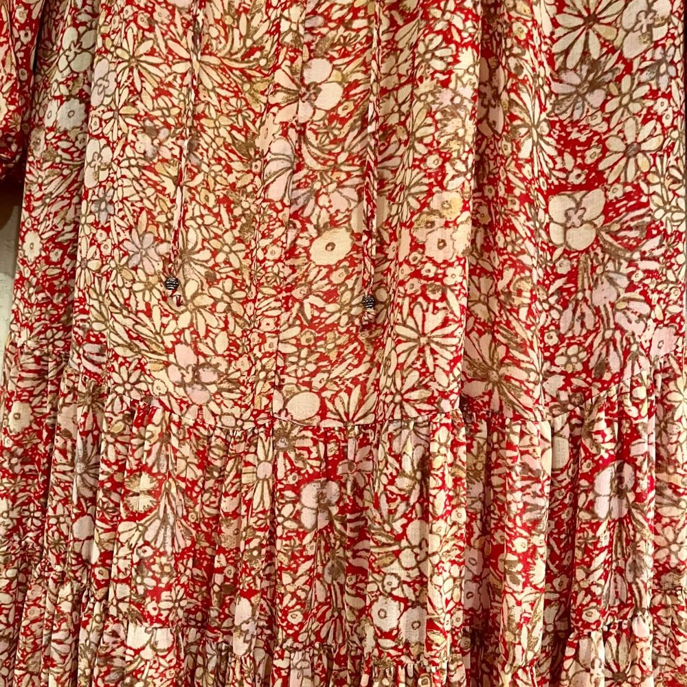 Free People Groovy Maxi Dress in Red - Picture 5 of 10